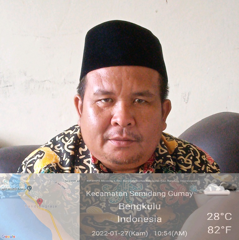 Camat Semidang Gumay Saipul Mukhlis
