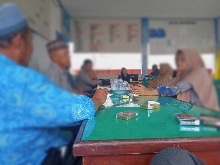 Sidang adat desa Kasuk baru 