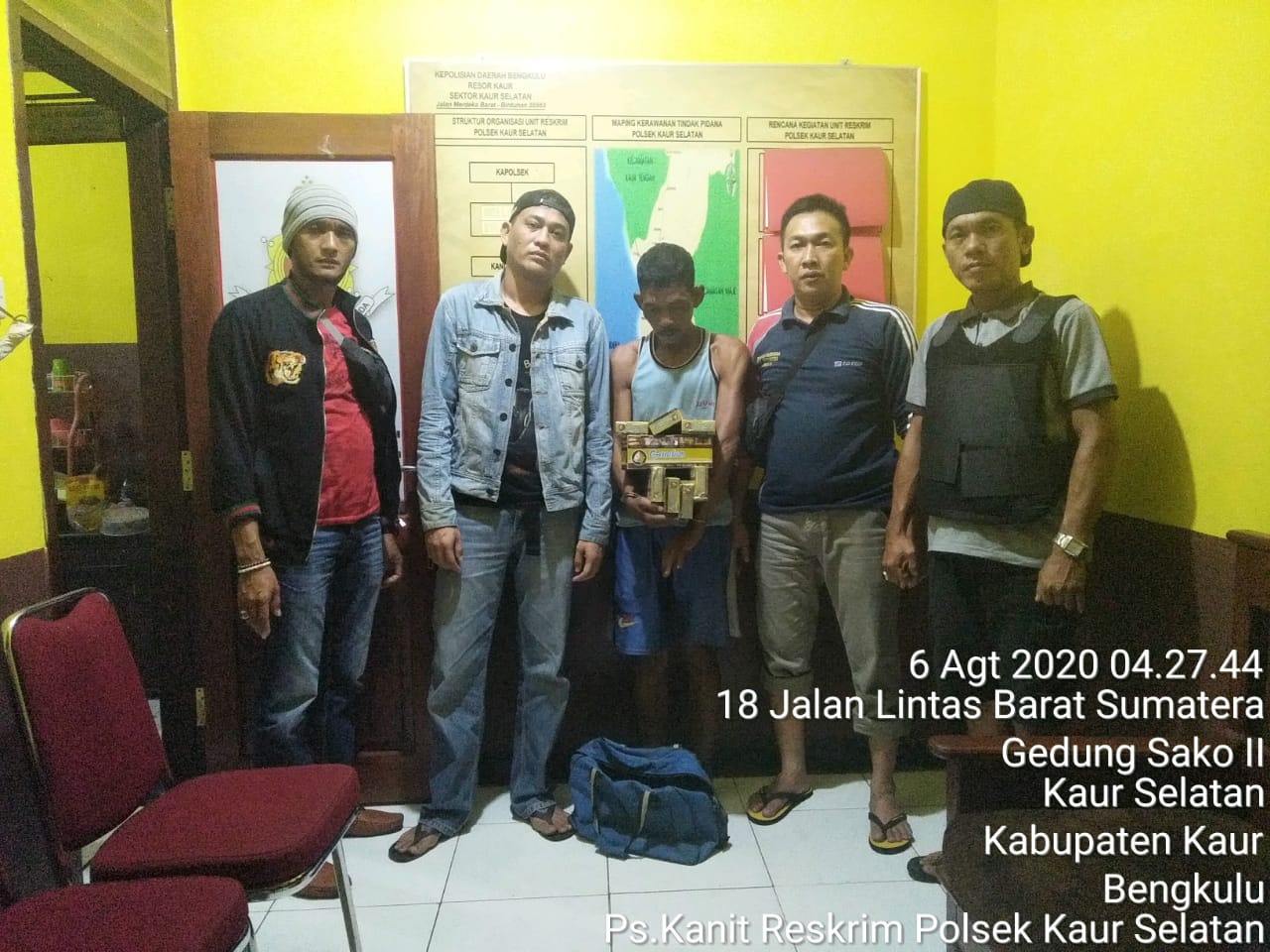 terduga pelaku pencurian