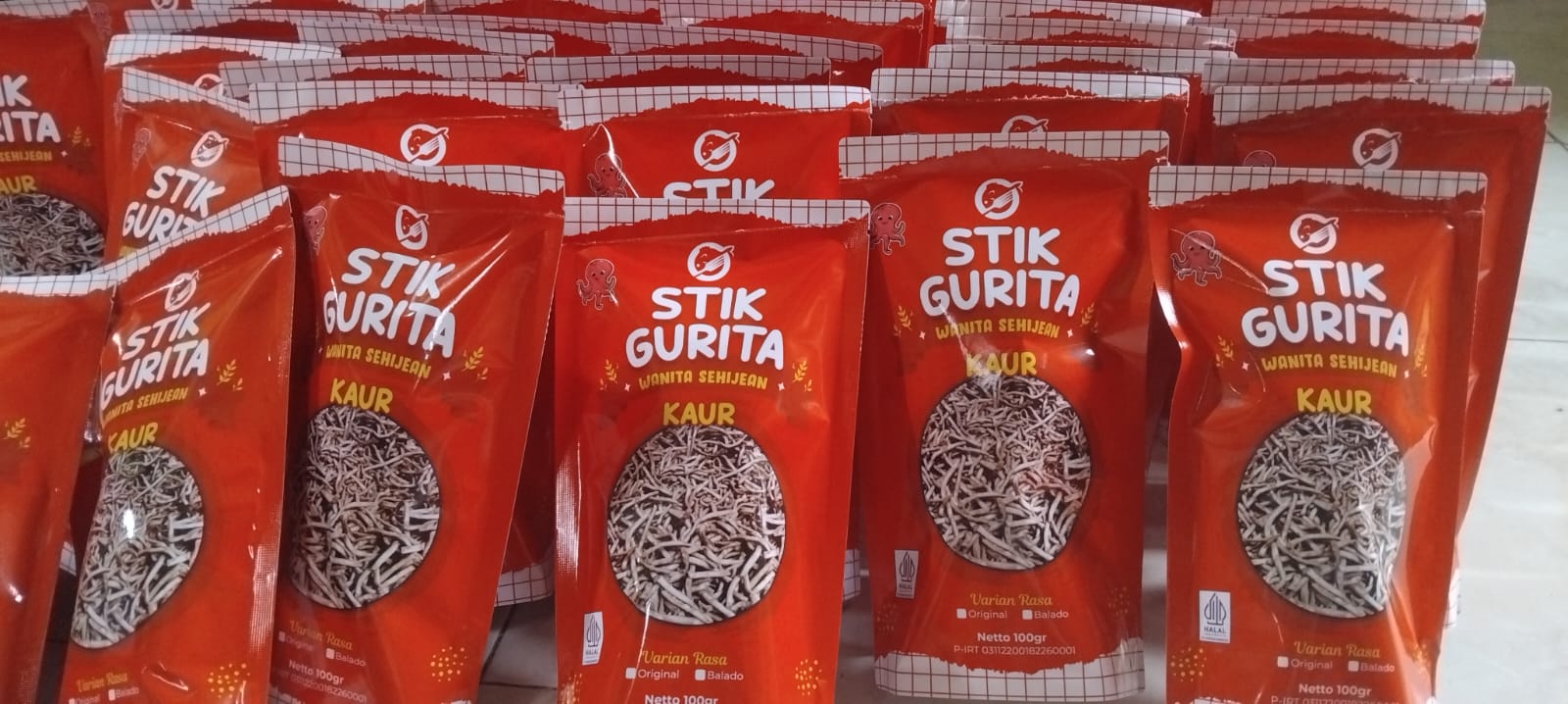 Kemasan siap Di pasar kan dengan harga 15000