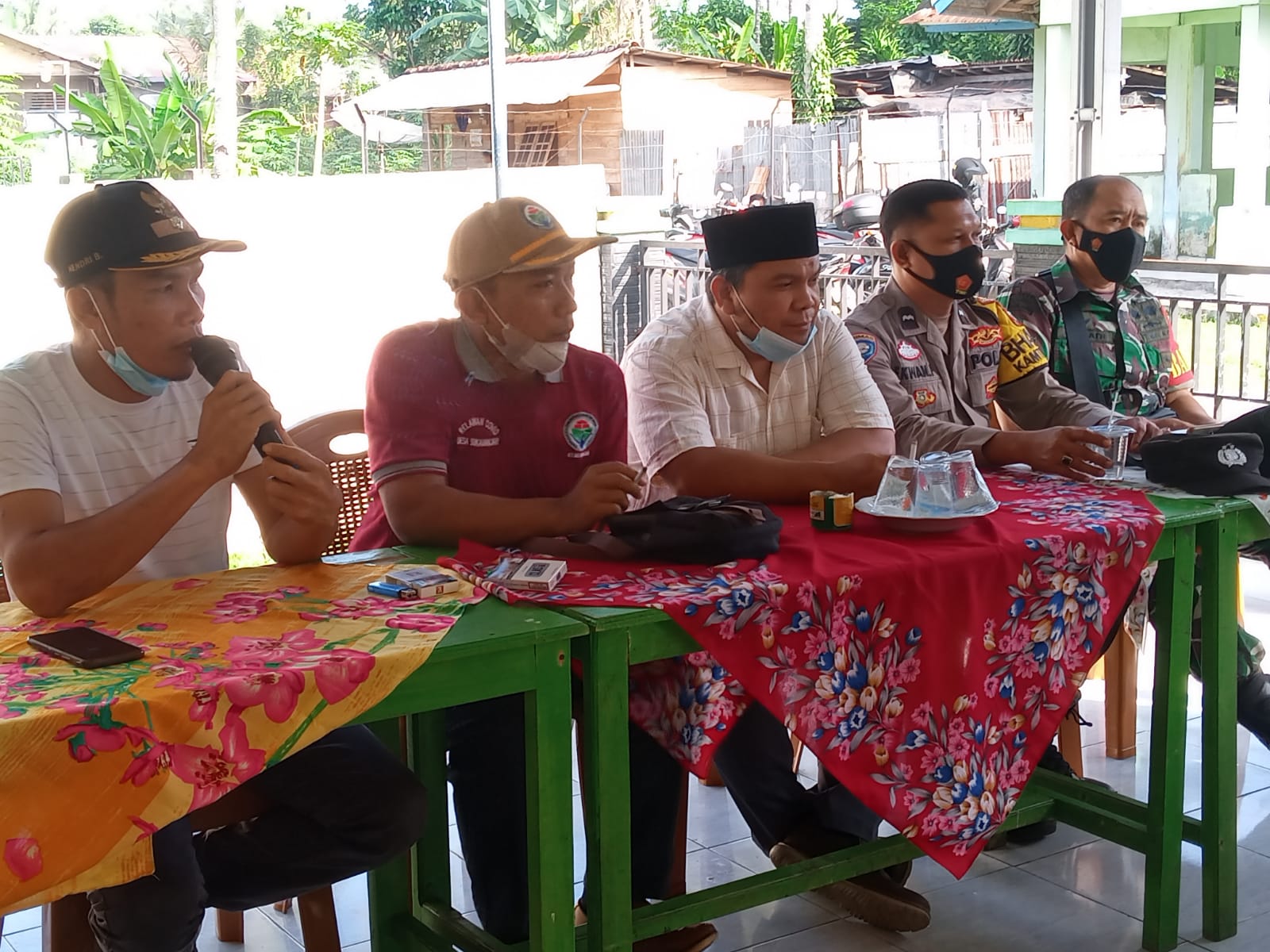 sambutan Kades Sukaraja, Hendri