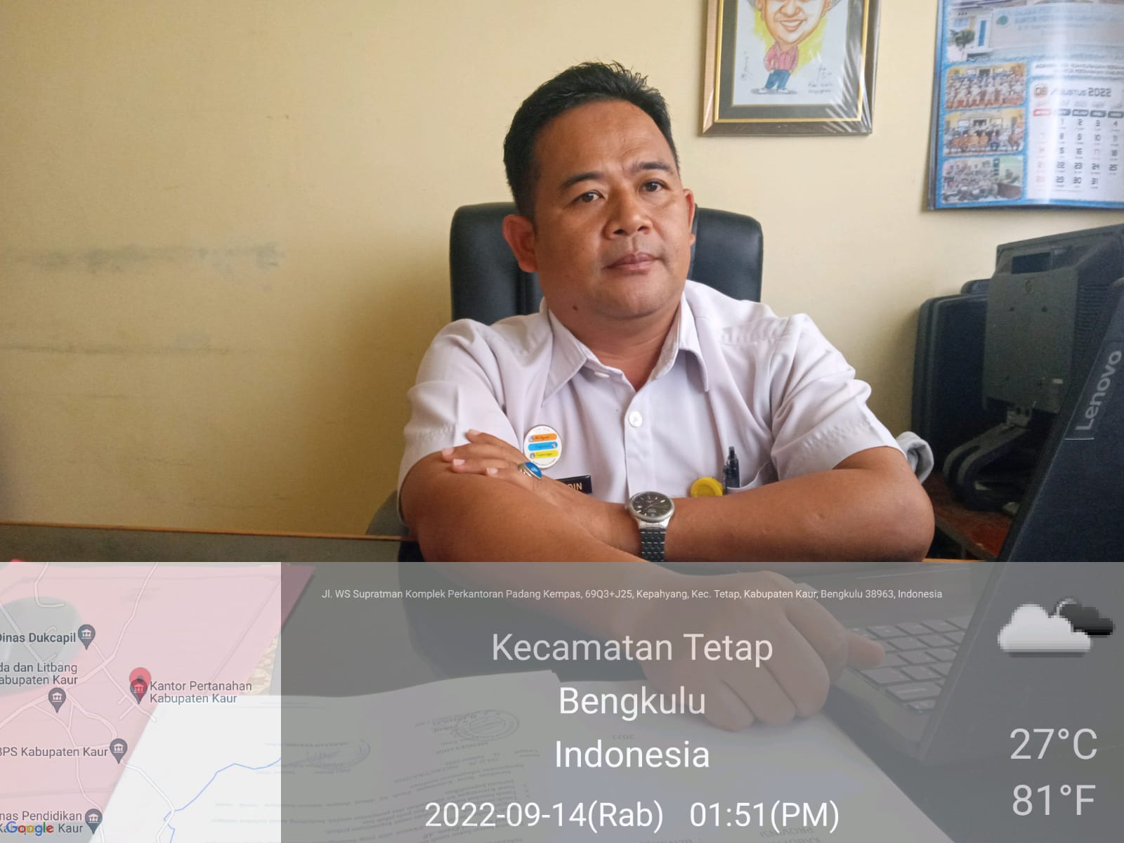 Kasubbag TU Kantor BPN Kaur