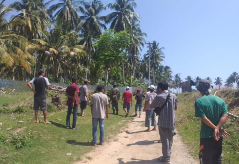 pengecekan tambak udang