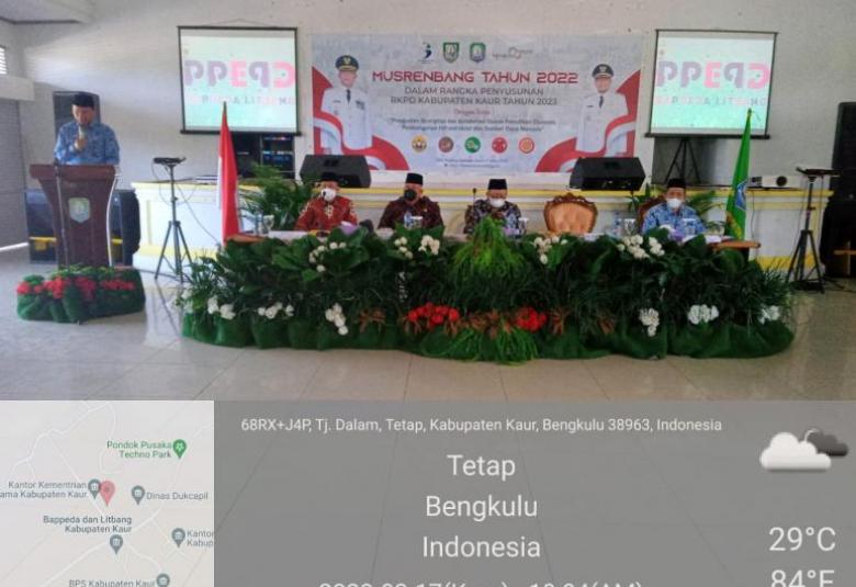 musrenbang th 2022
