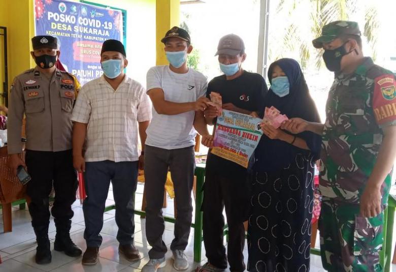 Kades Sukaraja beserta unsur, salurkan bot dd tahap II